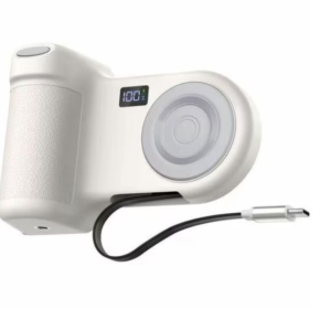 Stage PowerGrip Magnetic Charging Camera Grip with Power Bank – Sand