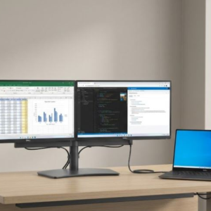 PAIR A P2626H AND P2426HE 24 FHD USB-C HUB WITH MDS19 DUAL MONITOR STAND