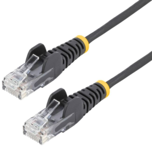 STARTECH.COM-0.5M-CAT6-CABLE-BLACK-SLIM-CAT6-PATCH-CORD-SNAGLESS-LSZH-LTW.